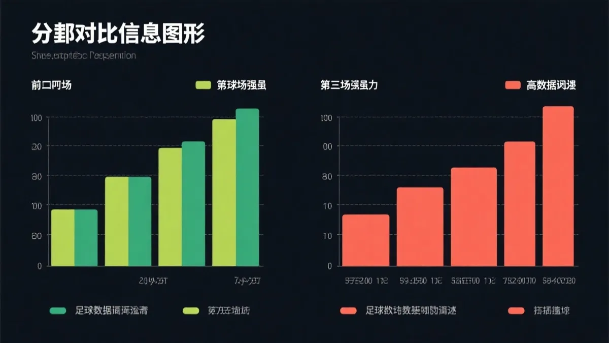 分段对比信息图:前两场与第三场的强度条形对比
